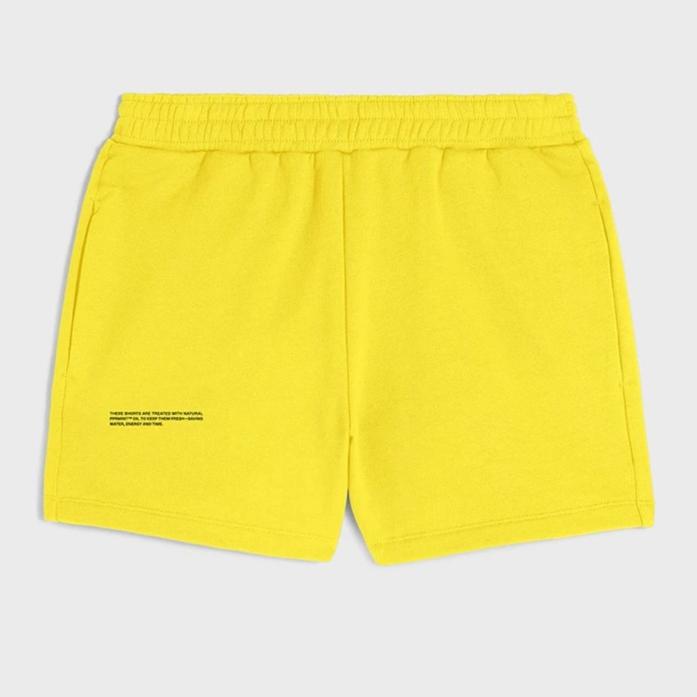 Pangaia 365 Organic Cotton Saffron Yellow Shorts Size XXS